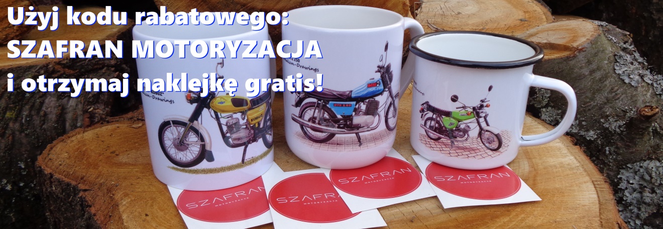 Banner kod rabatowy Szafran Motoryzacja